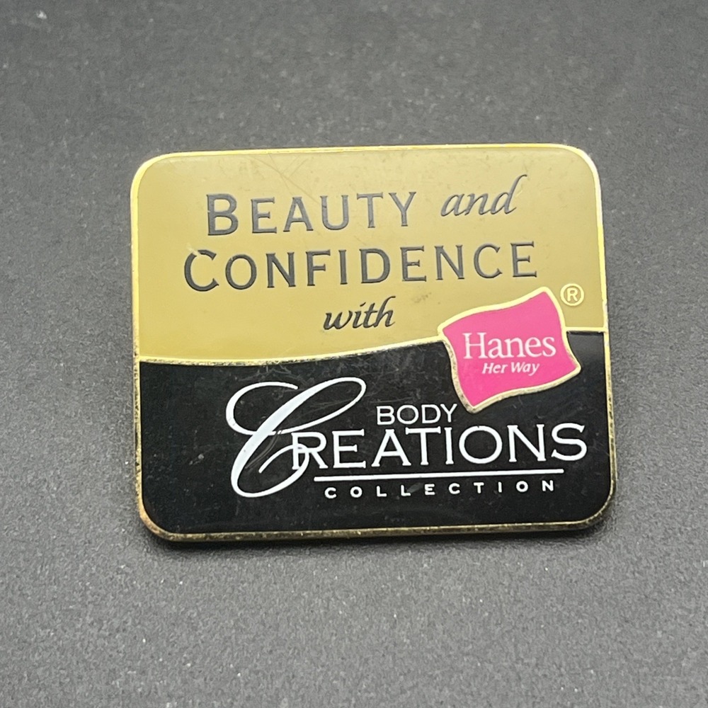 Hanes Her Way Body Creations Collection Lapel Hat Pin